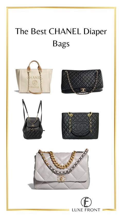 chanel diaper bags|designer diaper bags for mom.